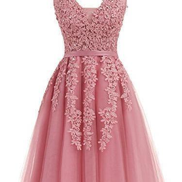 dusty rose homecoming dresses