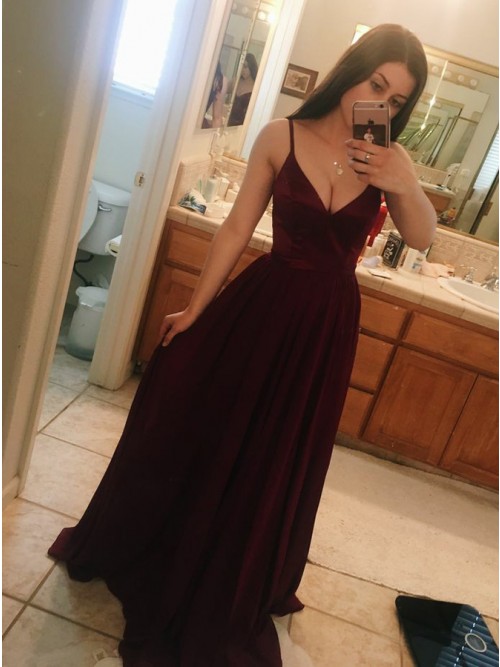 velvet dress prom