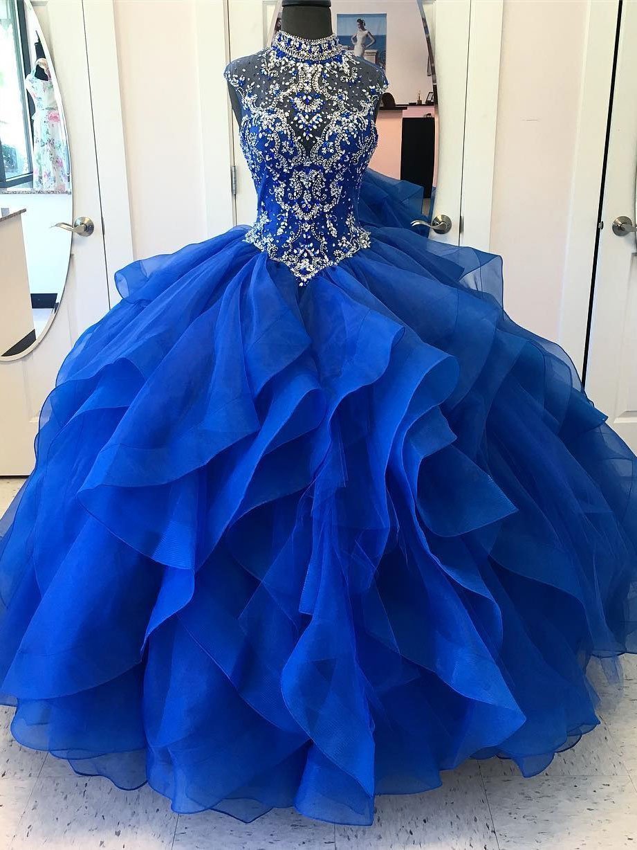 quinceanera dolls royal blue