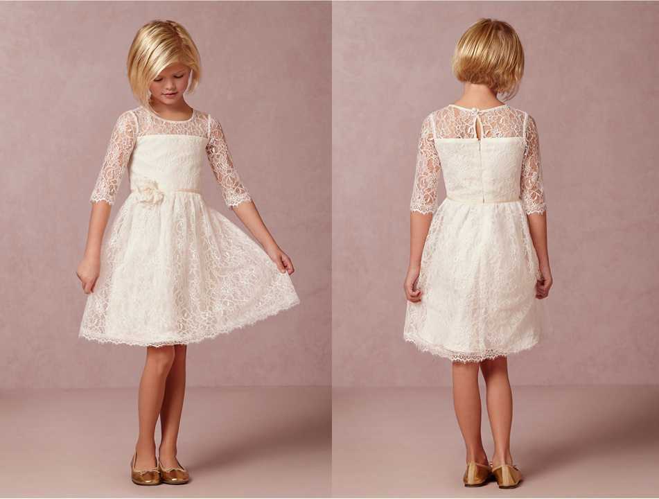 flower girl cream dresses