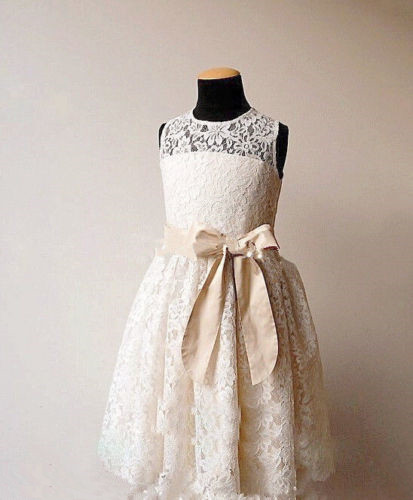 rustic wedding flower girl dresses