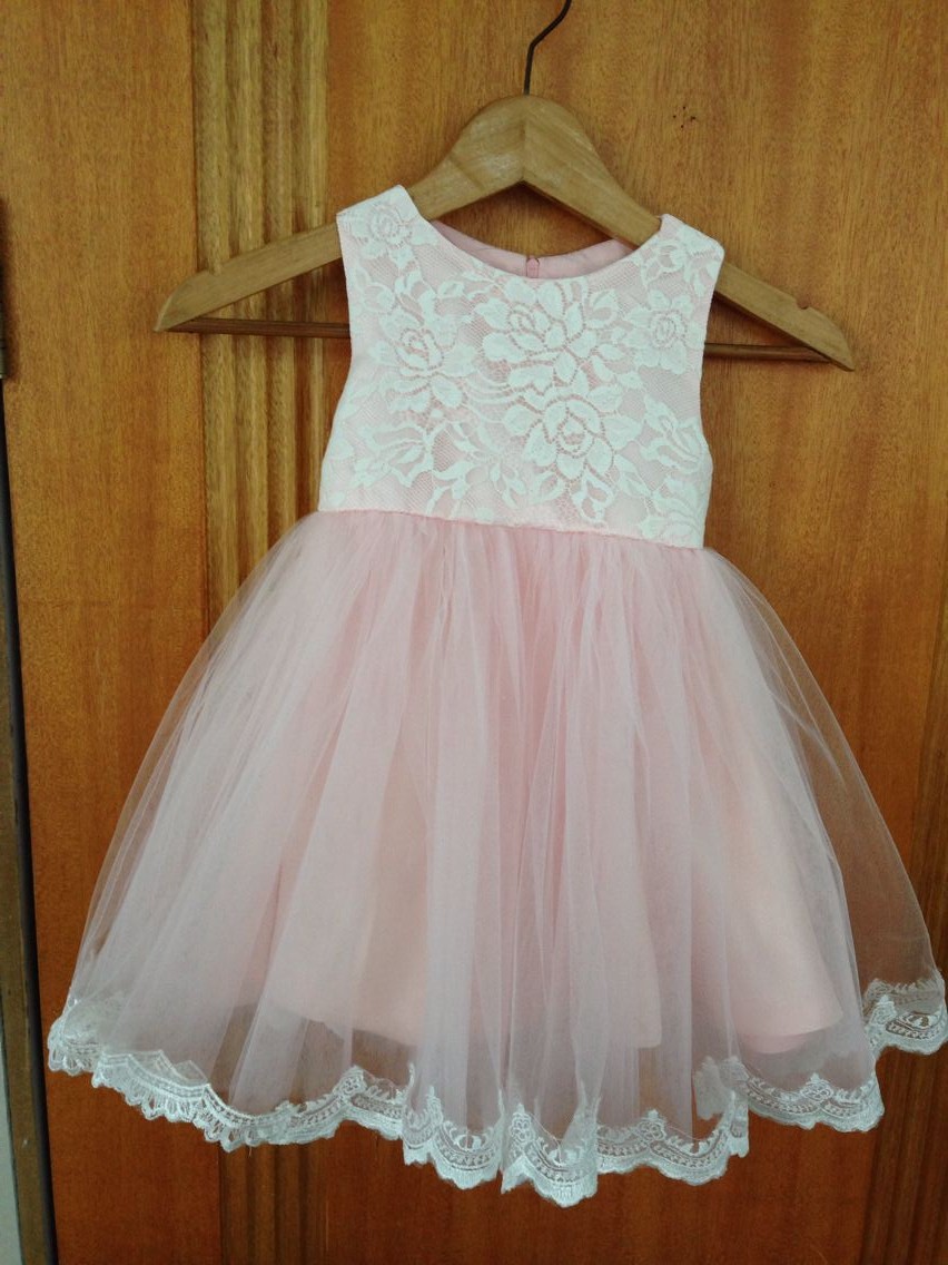 light pink dress for little girl