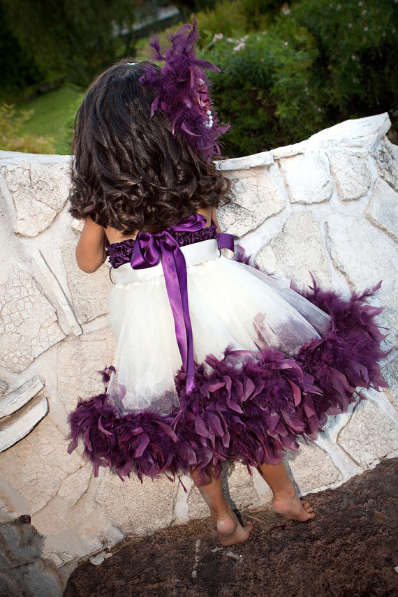 black feather top dress