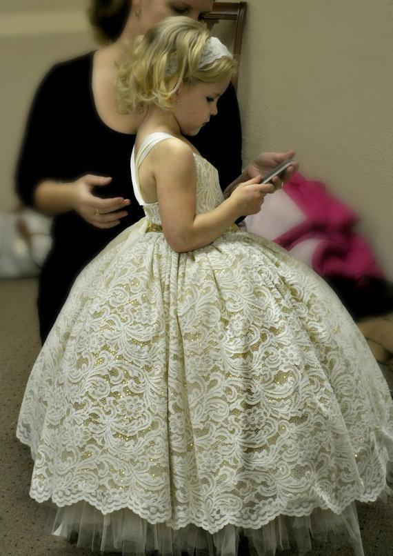 lace flower girl dresses