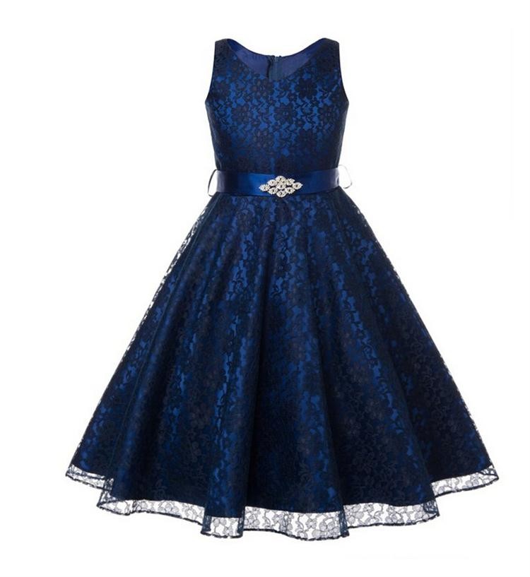 2016 newcomer flower girls dress for wedding and party bridesmaid dresses girls summer clothes for girls